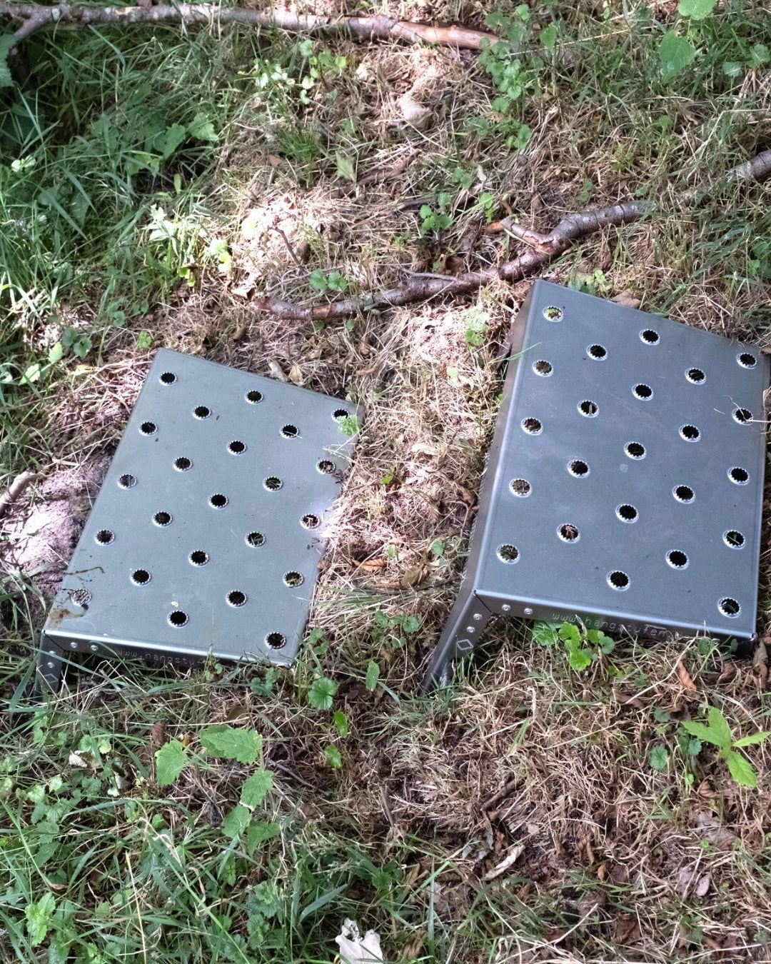 Außentreppe Hangstufen Böschungstritte Garten aus Stahl
