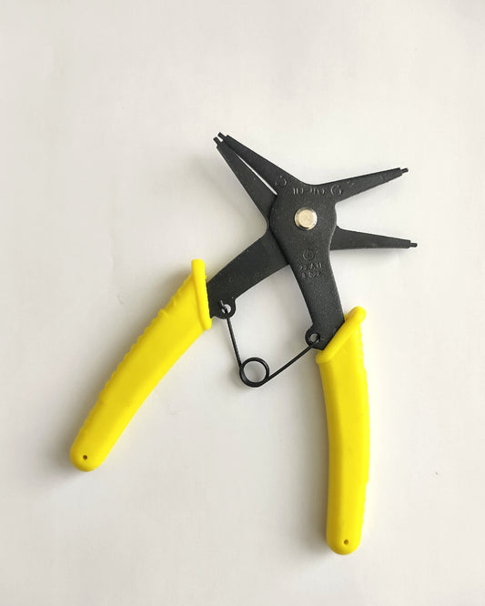 Sprengringzange für Sprengring Bolzenplatte/Knickhebel