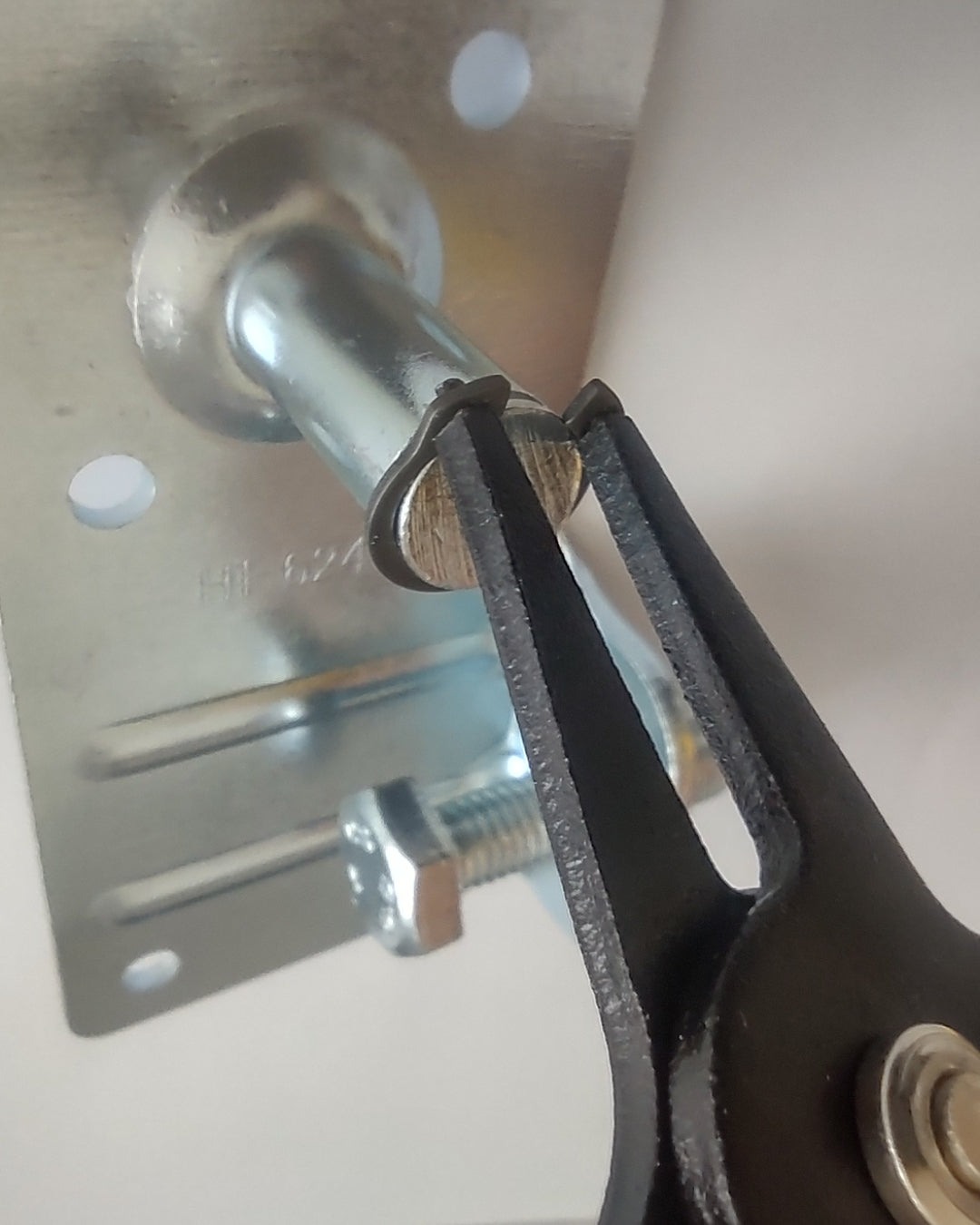 Sprengringzange für Sprengring Bolzenplatte/Knickhebel