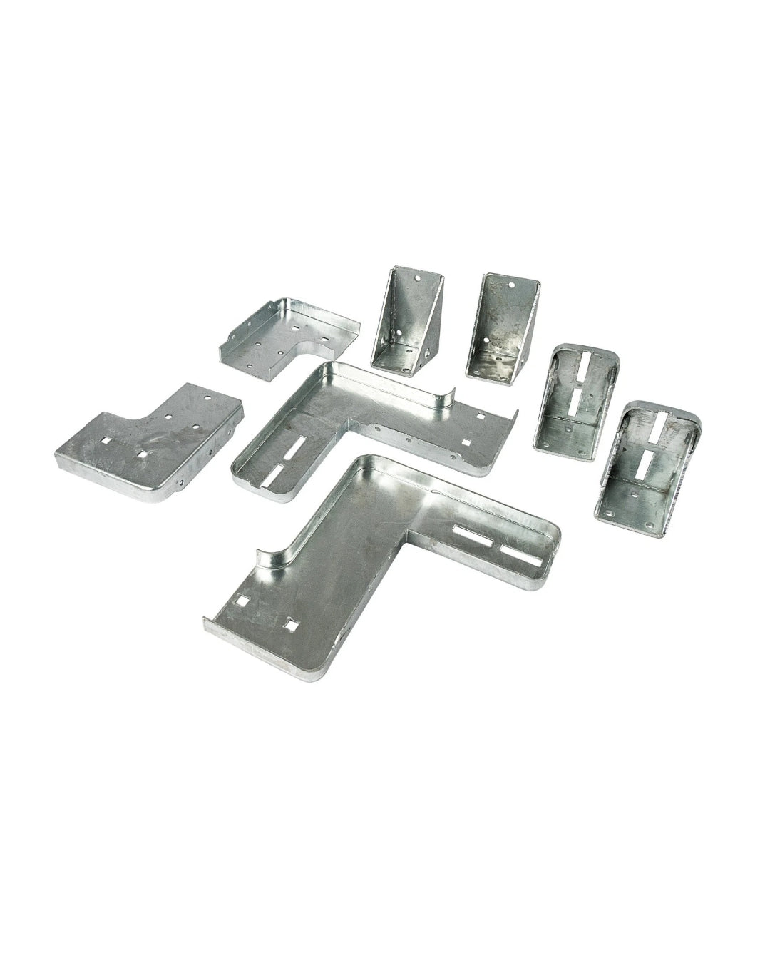 Außentreppe Gardentop mit Geländer und Gitterrost Stufen, 6 Stufen GH 132cm