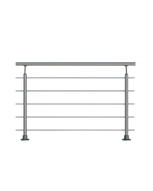 Dolle Geländerset PS 010 Aluminium Bodenmontage