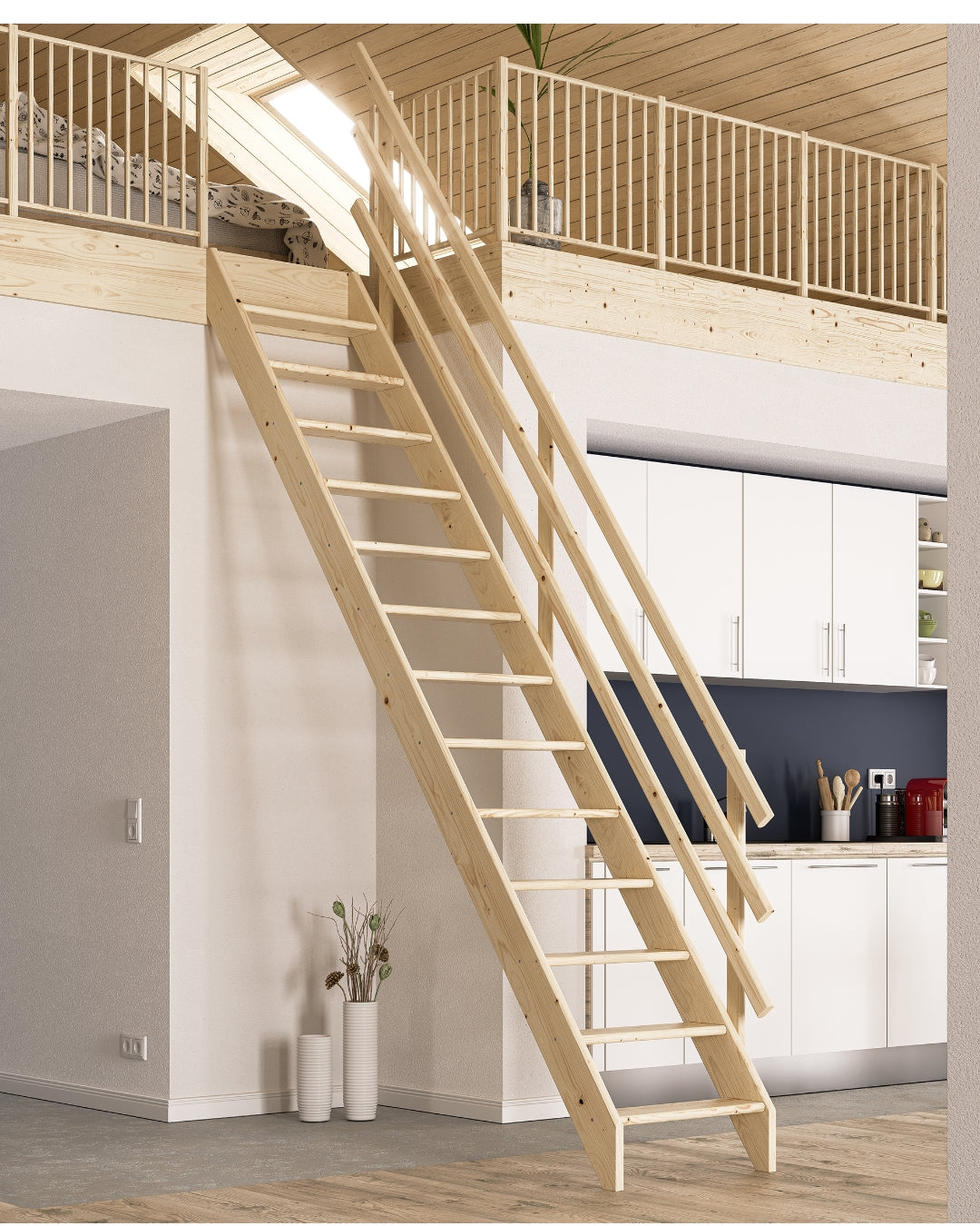 Raumspartreppe Dolle Burgau Fichte