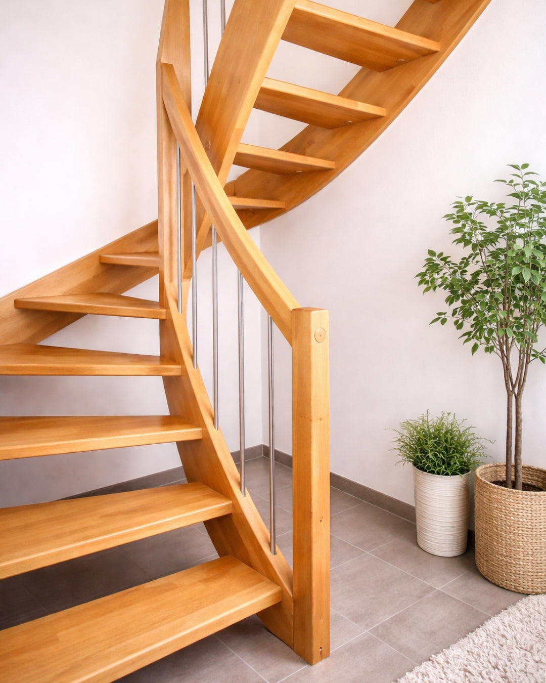 Treppe nach Maß 1/2 gewendelt Classic