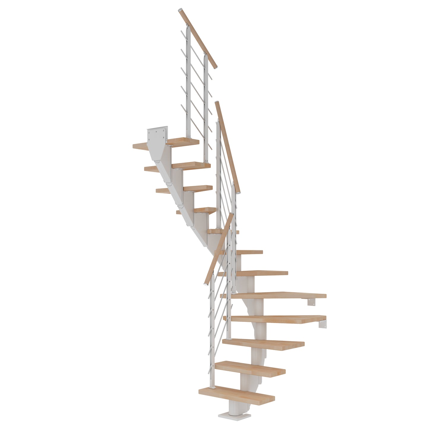 DOLLE Frankfurt Weiß 75 cm mit Designgeländer – Produktbild 9