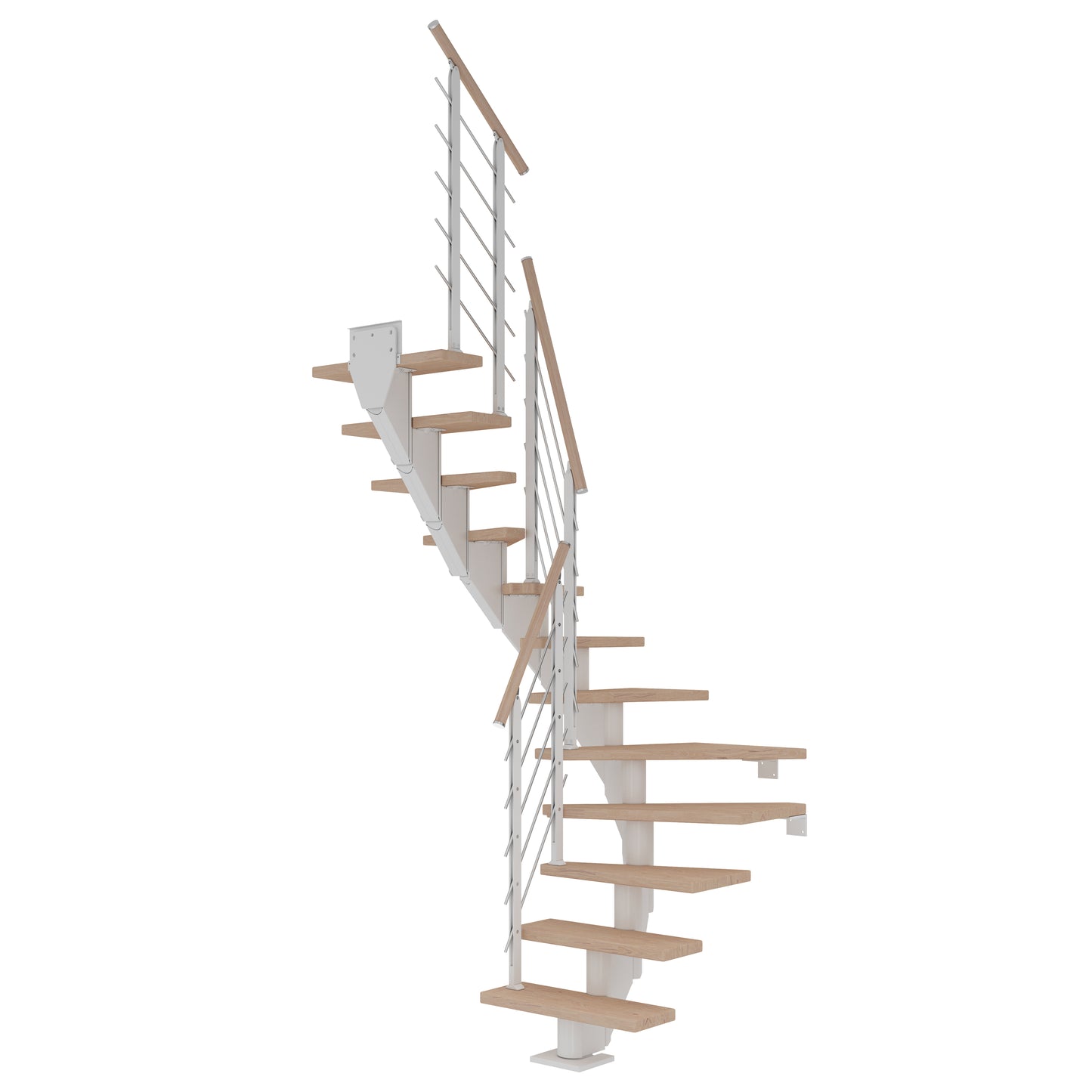 DOLLE Frankfurt Weiß 75 cm mit Designgeländer – Produktbild 11