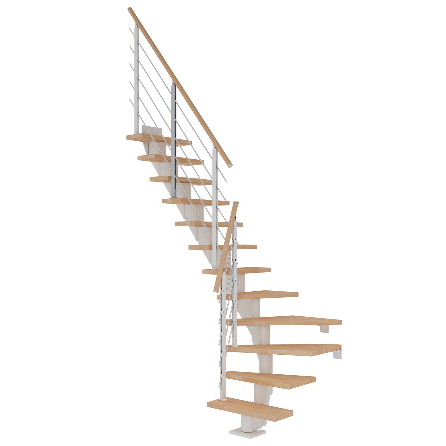 DOLLE Frankfurt Weiß 75 cm mit Designgeländer – Produktbild 5