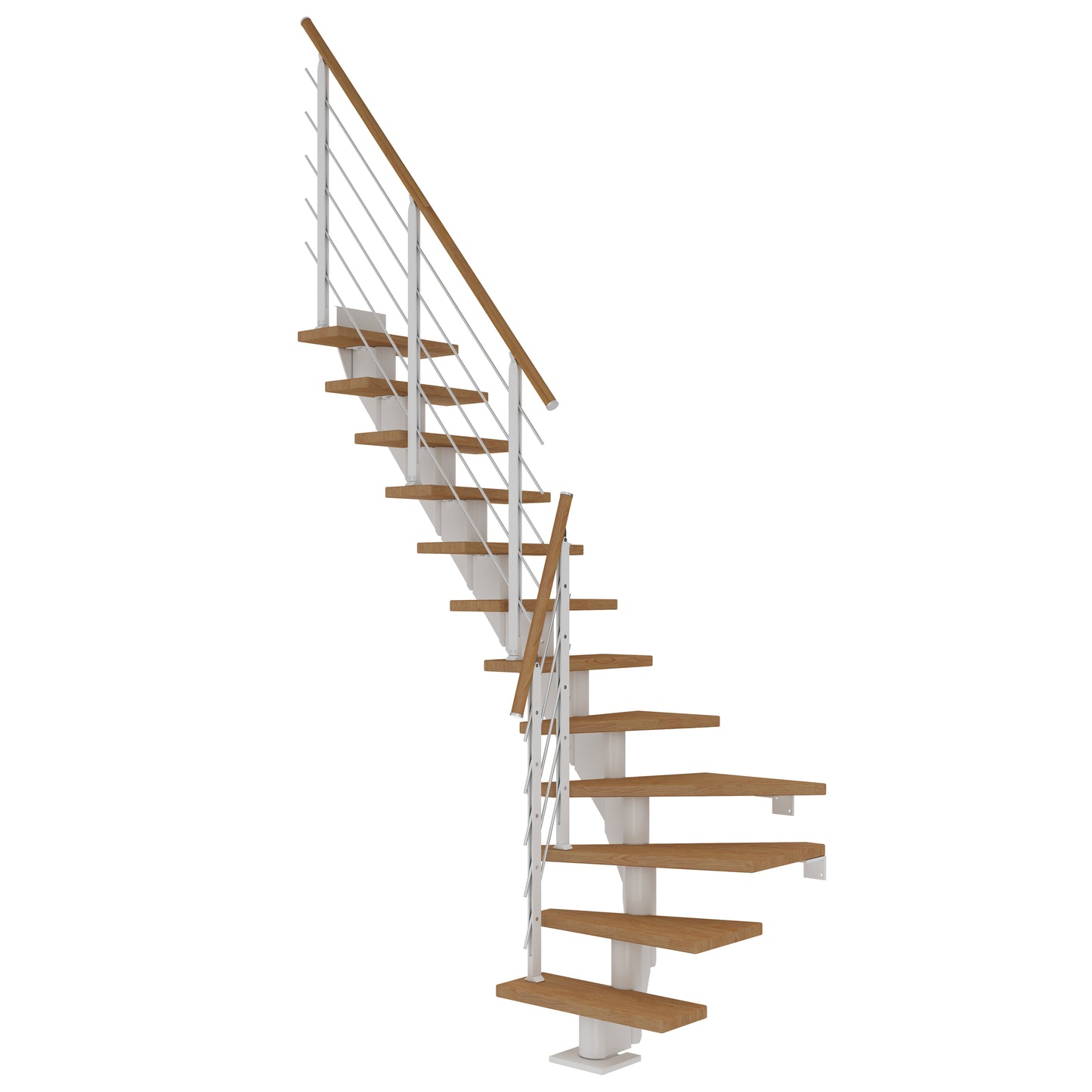 DOLLE Frankfurt Weiß 75 cm mit Designgeländer – Produktbild 6