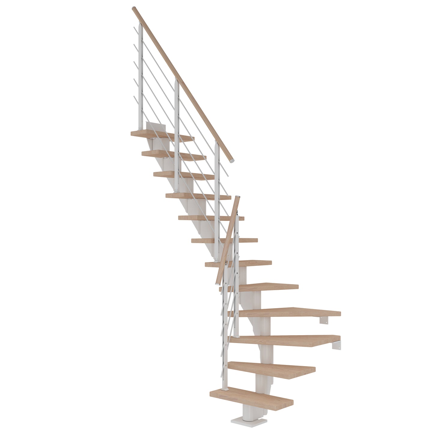 DOLLE Frankfurt Weiß 75 cm mit Designgeländer – Produktbild 7