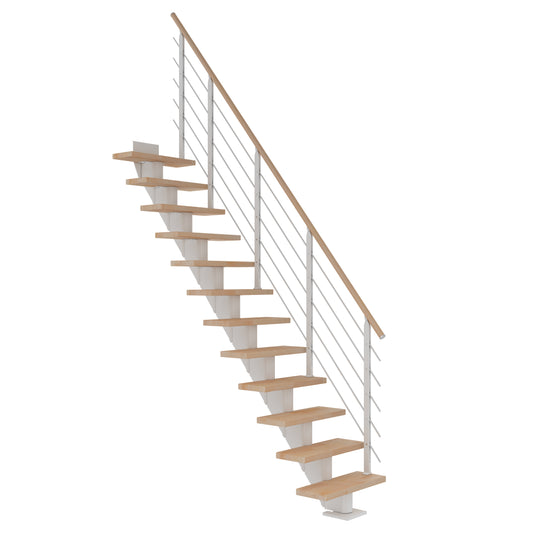 DOLLE Frankfurt Weiß 75 cm mit Designgeländer – Produktbild 1