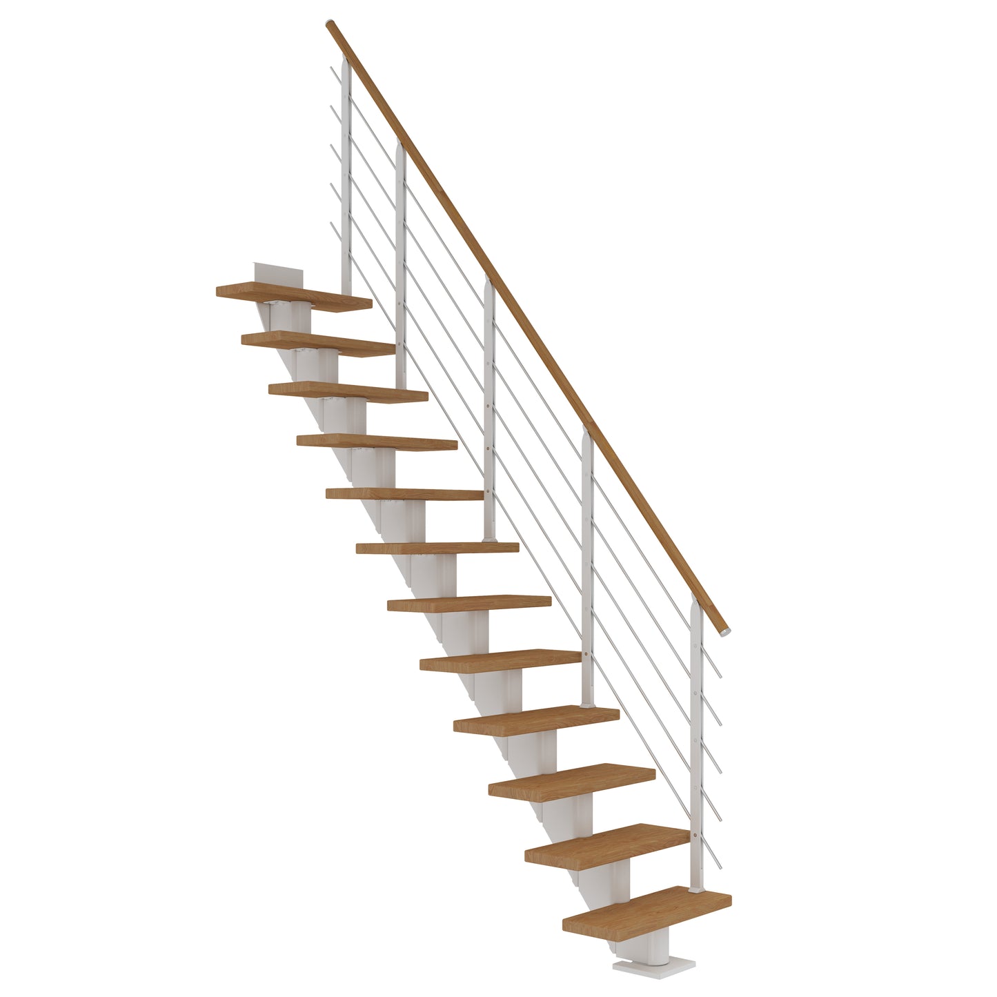 DOLLE Frankfurt Weiß 75 cm mit Designgeländer – Produktbild 3