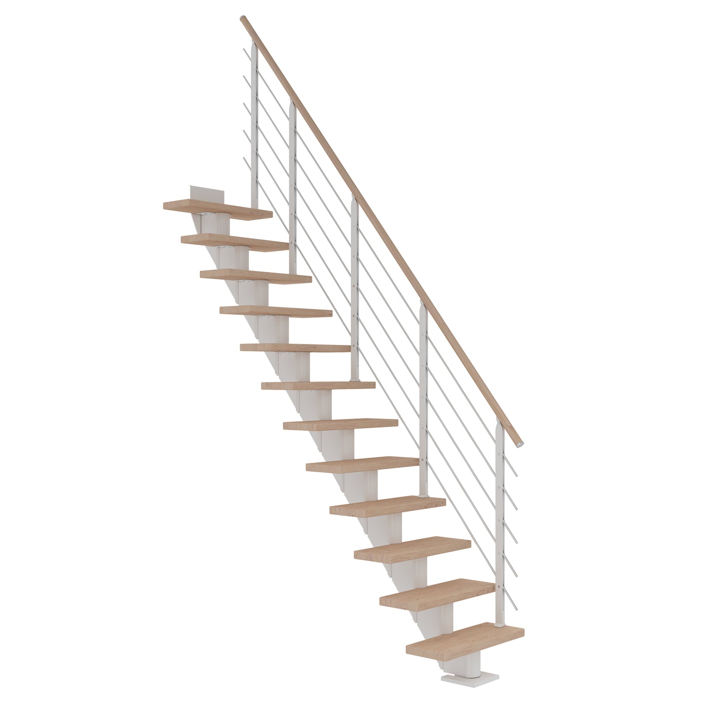 DOLLE Frankfurt Weiß 75 cm mit Designgeländer – Produktbild 4