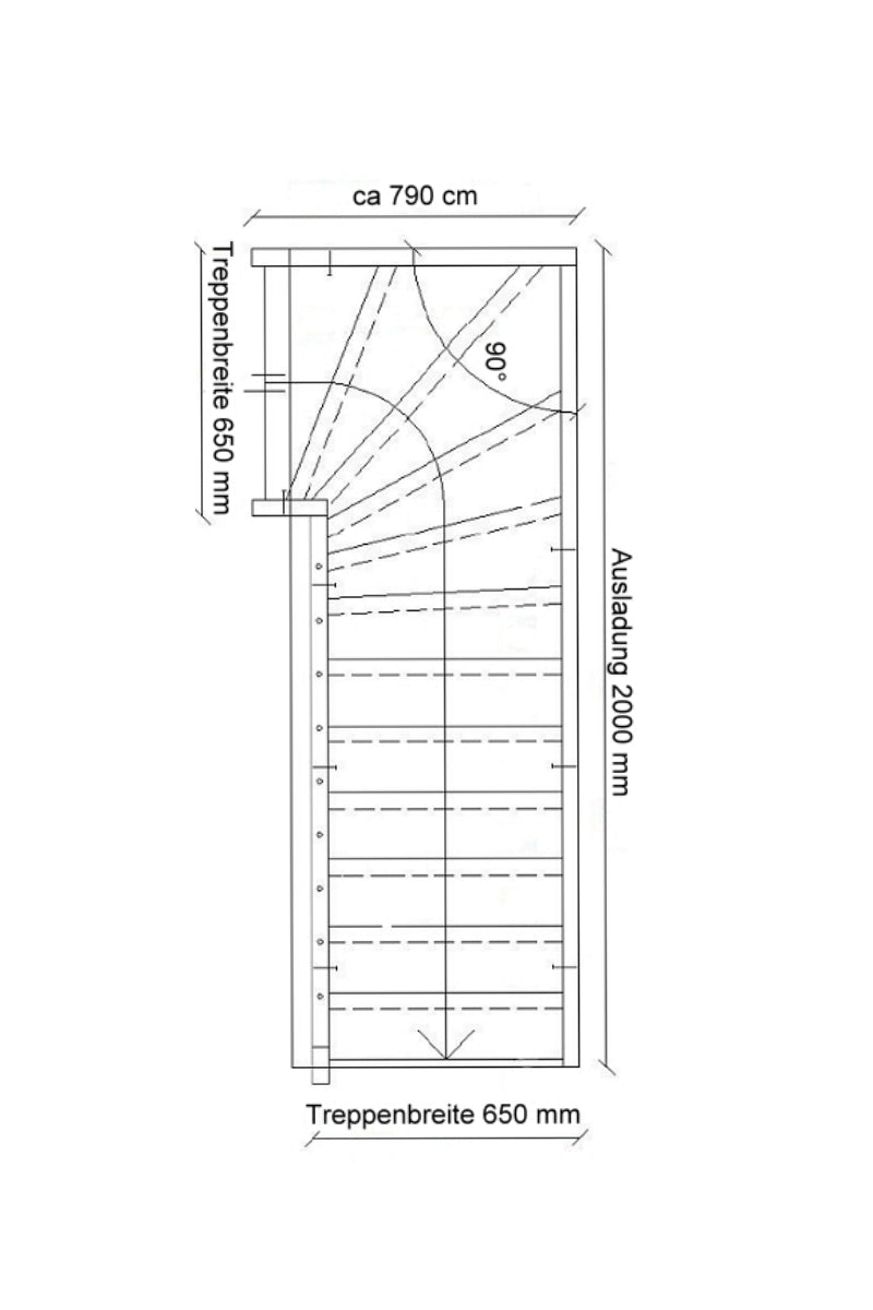 1/4 Premium Raumspartreppe