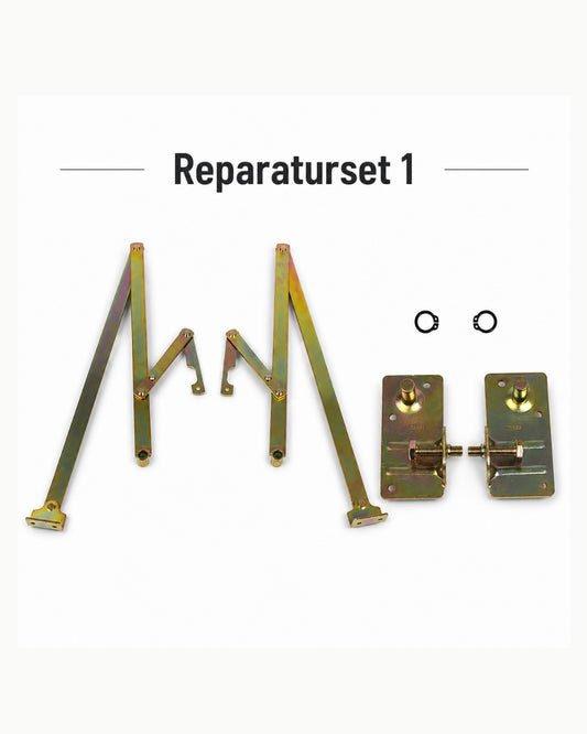 Reparaturset 1 - Bodentreppe Knickhebel und Bolzenplatte