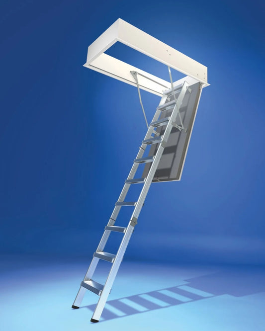 Bodentreppe WELLHÖFER AluDrei Wärmeschutz 3D