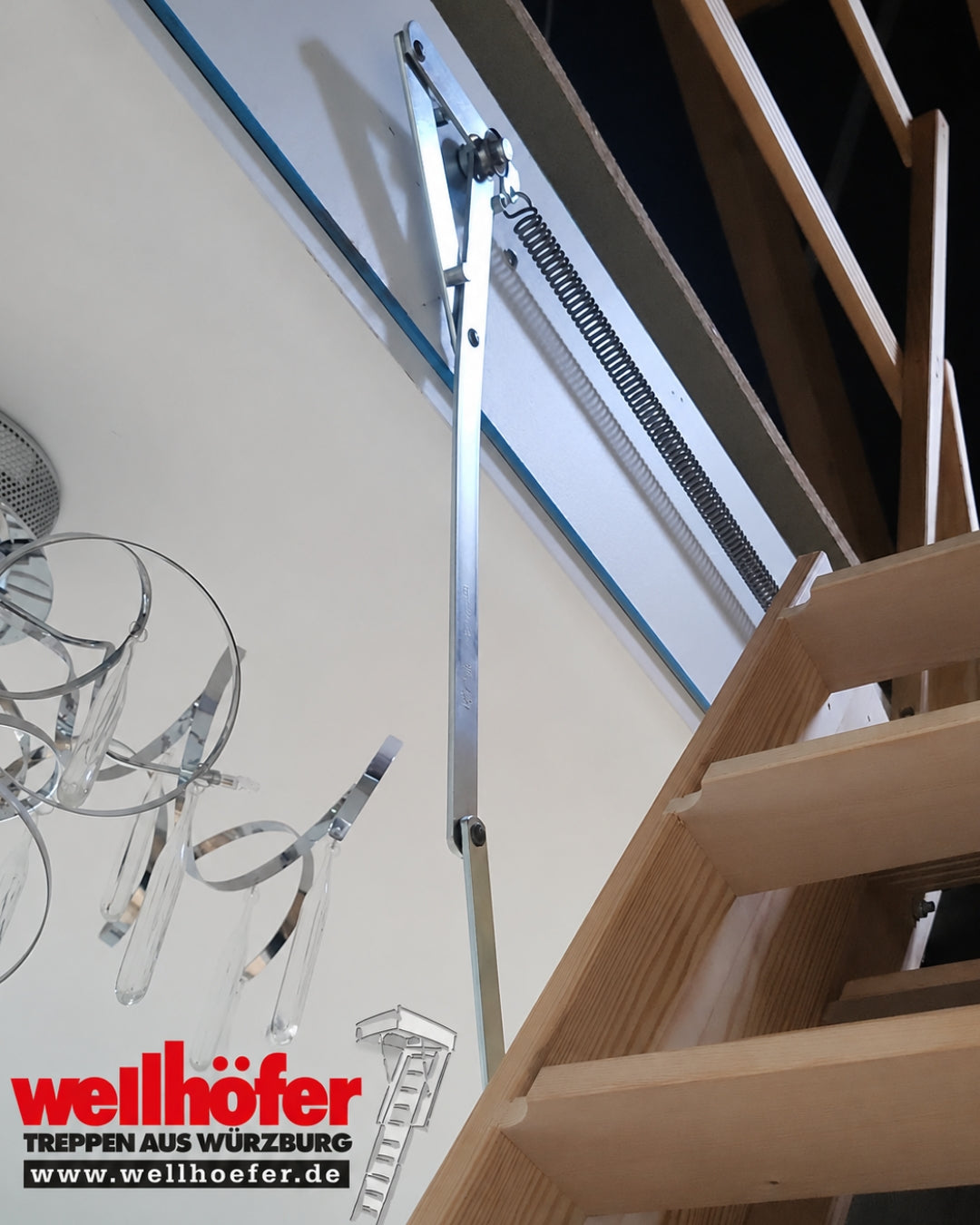 Ersatzteil Knickhebel Bodentreppe Wellhöfer